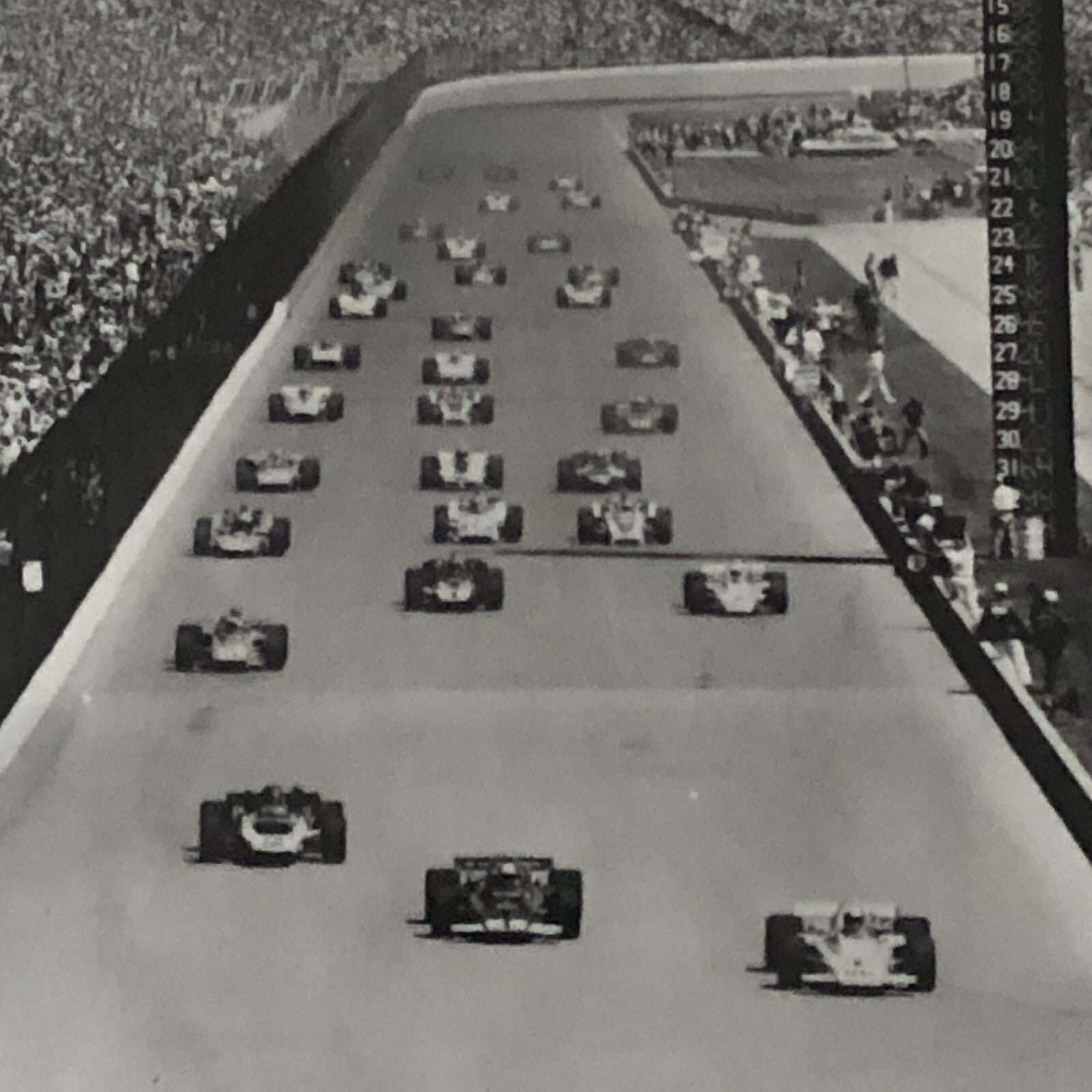 Vintage Indy Indianapolis 500 Racing Car Photo Photograph Print