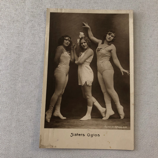 Circus Performer Photo Photograph Acrobats ? Sisters Oglos