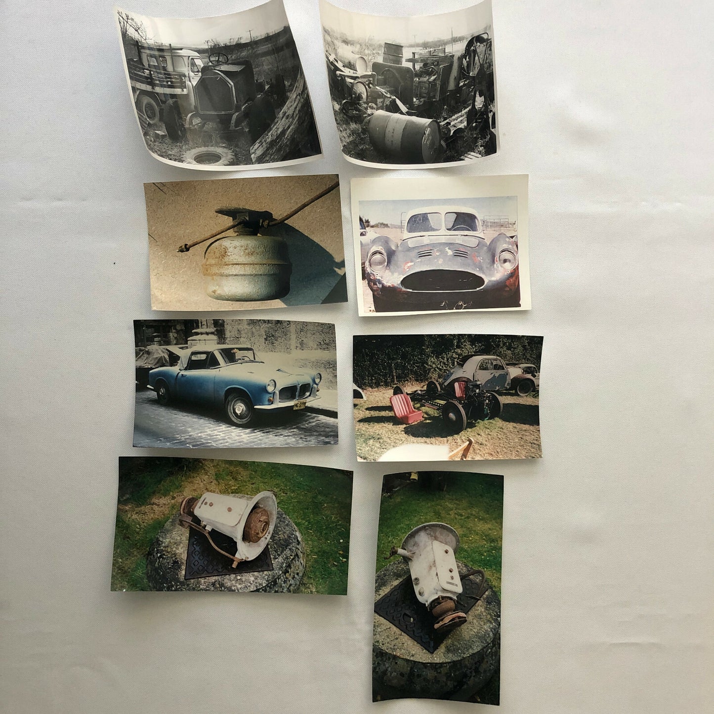 Vintage Fiat Barn Find Junk Yard Parts Photo Photograph Print Lot of 50 