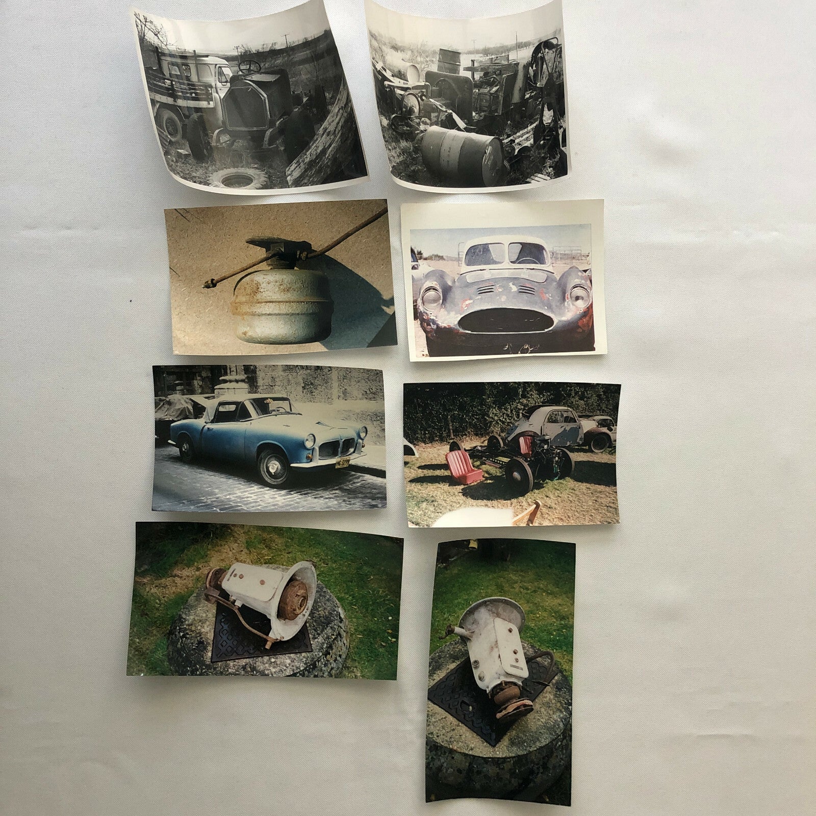 Vintage Fiat Barn Find Junk Yard Parts Photo Photograph Print Lot of 50 