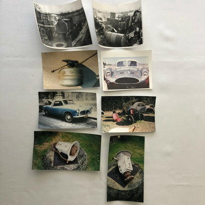Vintage Fiat Barn Find Junk Yard Parts Photo Photograph Print Lot of 50 