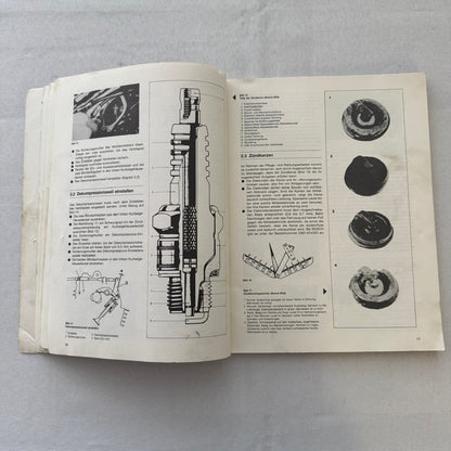 Vintage Yamaha XT550 Motorcycle Bike Repair Manual Book XT 550 GERMAN