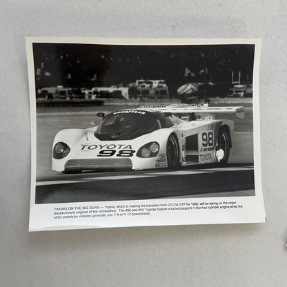 1989 Toyota Motorsport Racing Press Kit Dan Gurney Willy T Ribbs Fangio II