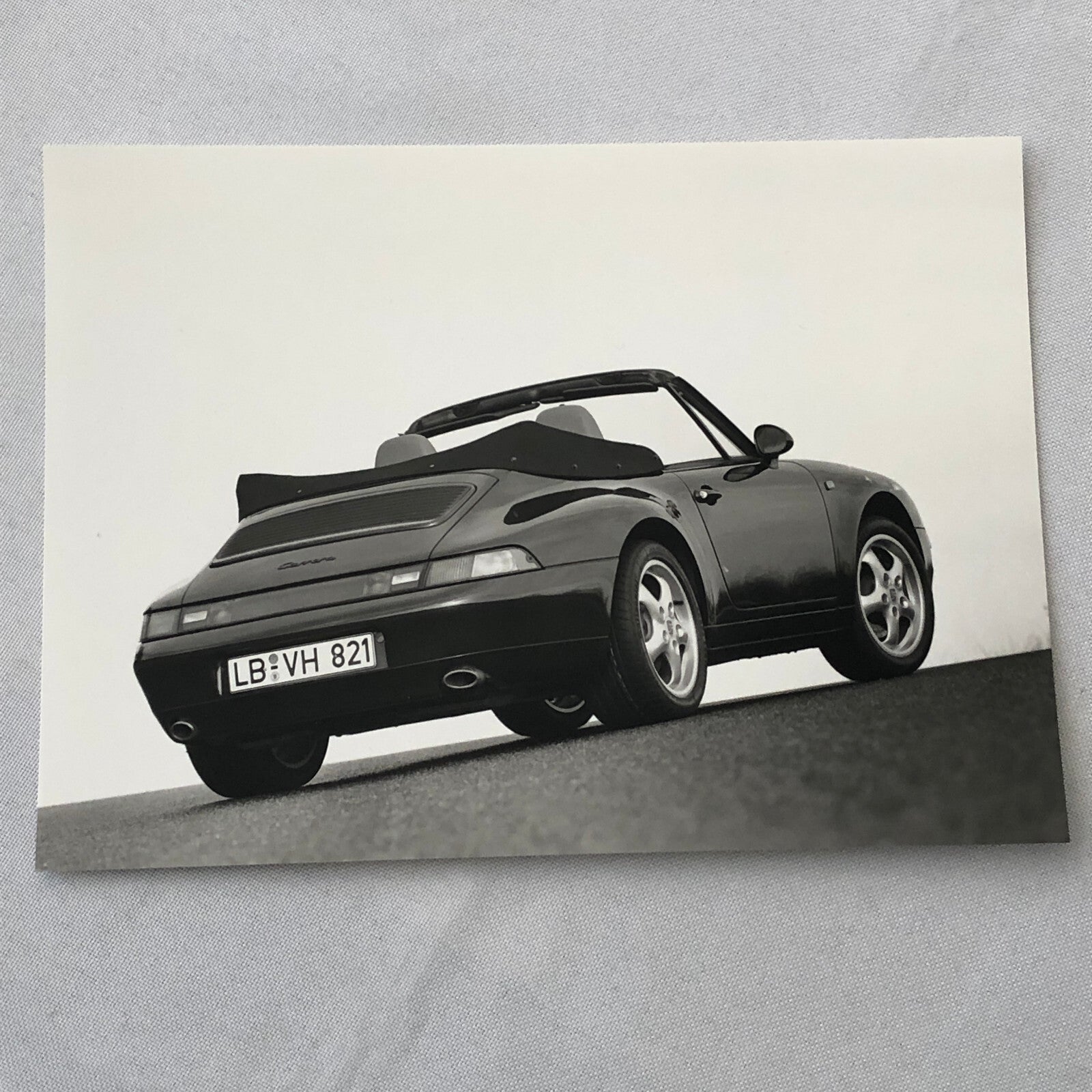 Porsche 911 Carrera Cabriolet Convertible Photo Photograph Lot of 4
