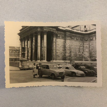 Vintage Photo Photograph Parthenon Greece Cars Automobile Citroen Tag AL22SM1