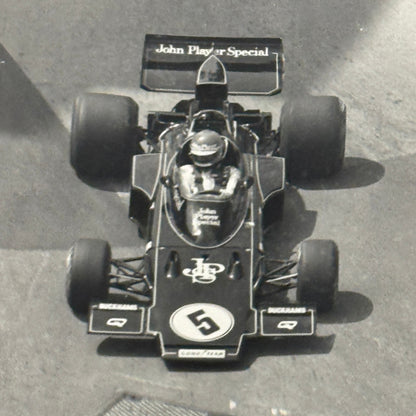 Vintage Racing Photo Lotus Ford 1975 Monaco Grand Prix Race F1 Ronnie Peterson