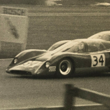 Vintage Racing Photo Photograph Print - 1970 Thruxton Chevron B16 Brian Redman 