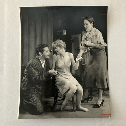 Vintage Press Photo Photograph Montreal Theater Actors Toys in the Attic Play 