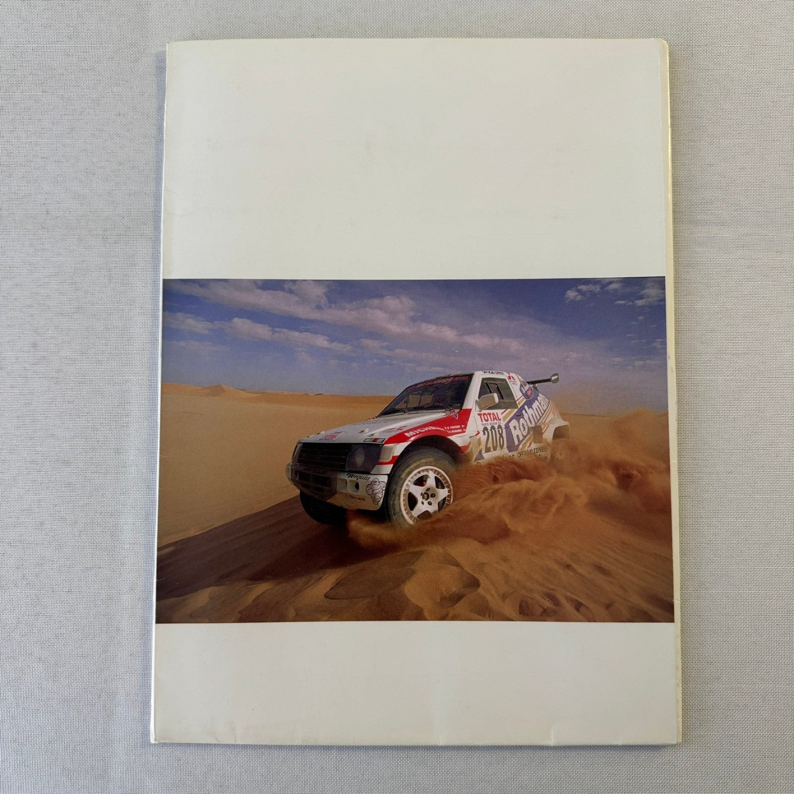Rothmans Mitsubishi Pajero Rally Rallye Racing Press Kit 1993 Rally of Tunisia