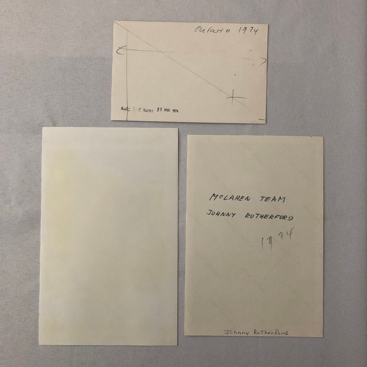 Johnny Rutherford Indy McLaren Racing Photo Photograph Lot of 3 Indianapolis