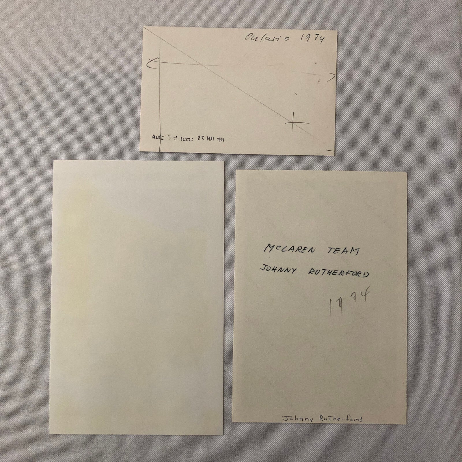 Johnny Rutherford Indy McLaren Racing Photo Photograph Lot of 3 Indianapolis