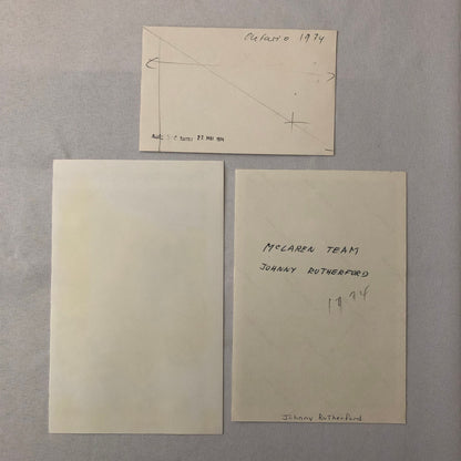 Johnny Rutherford Indy McLaren Racing Photo Photograph Lot of 3 Indianapolis