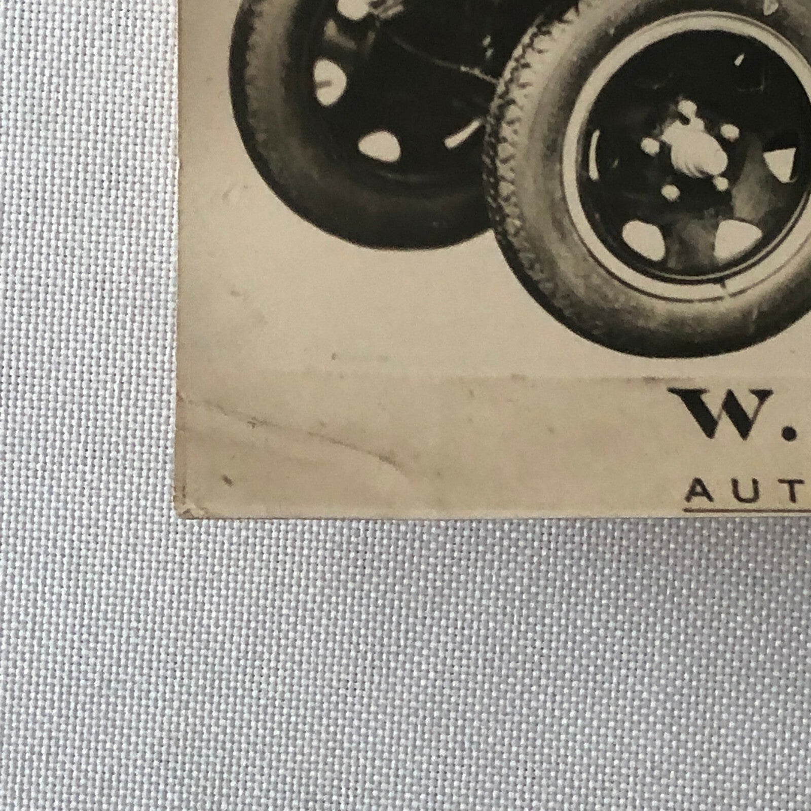 Vintage Ford Truck Florist Delivery Van Dealer Advertising Photo Photograph 