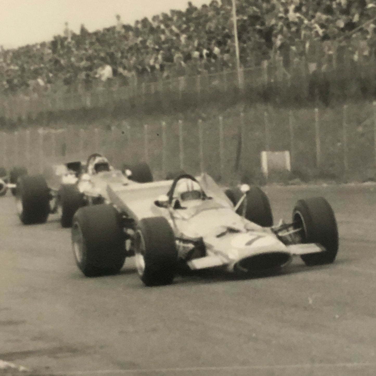 Vintage Racing Car Driver Photo Photograph Print 