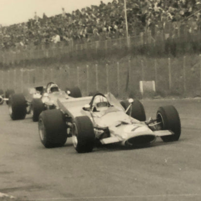 Vintage Racing Car Driver Photo Photograph Print 