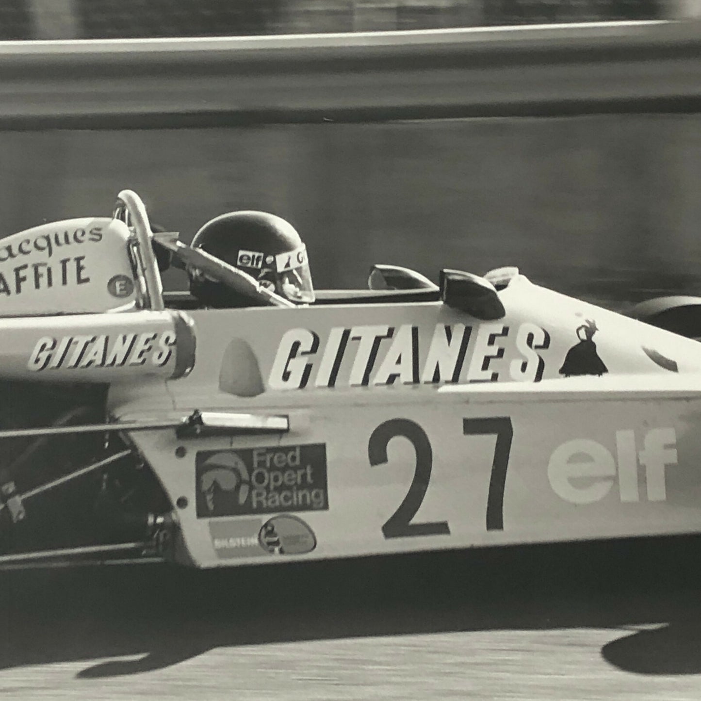 Vintage 1976 Formula 2 F2 Nogaro Grand Prix Racing Photo Photograph Chevron Car 