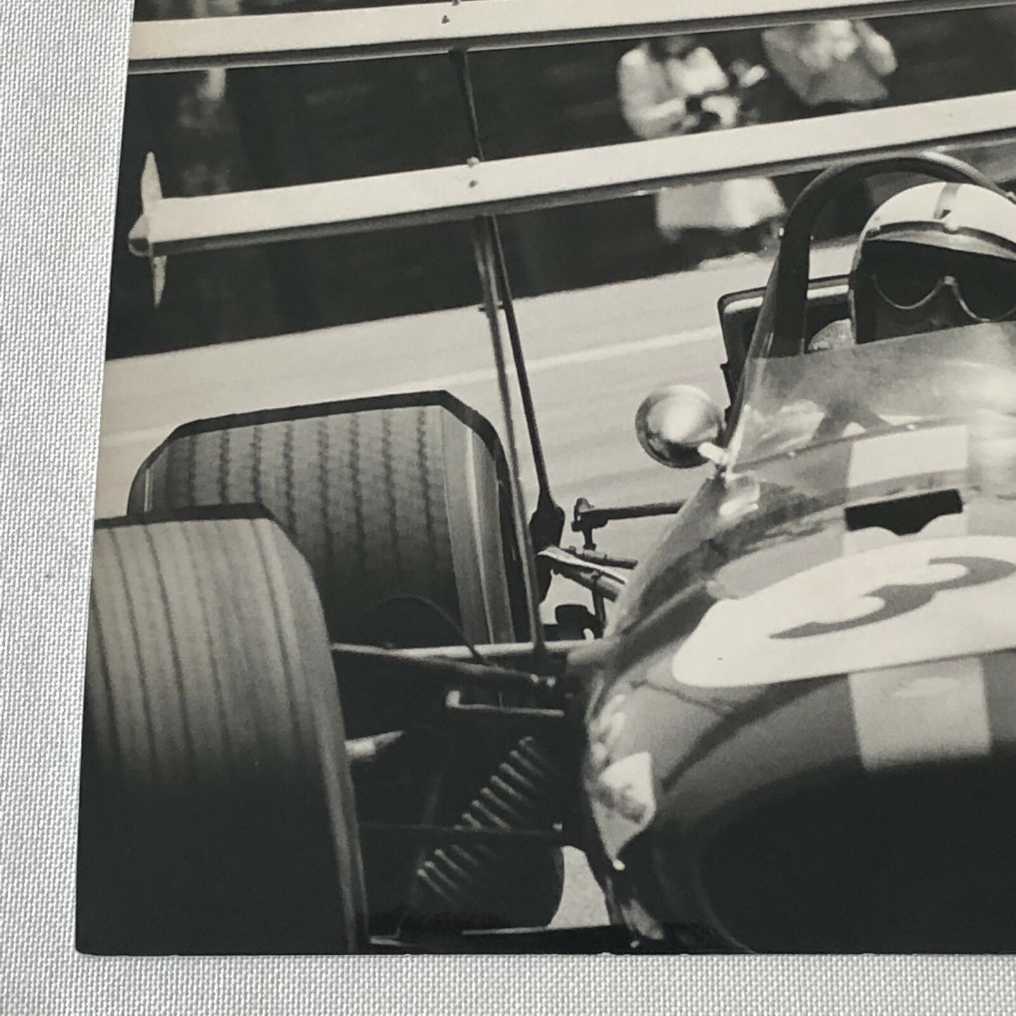 Vintage Racing Photo Photograph Jack Brabham Bernard CAHIER 1969