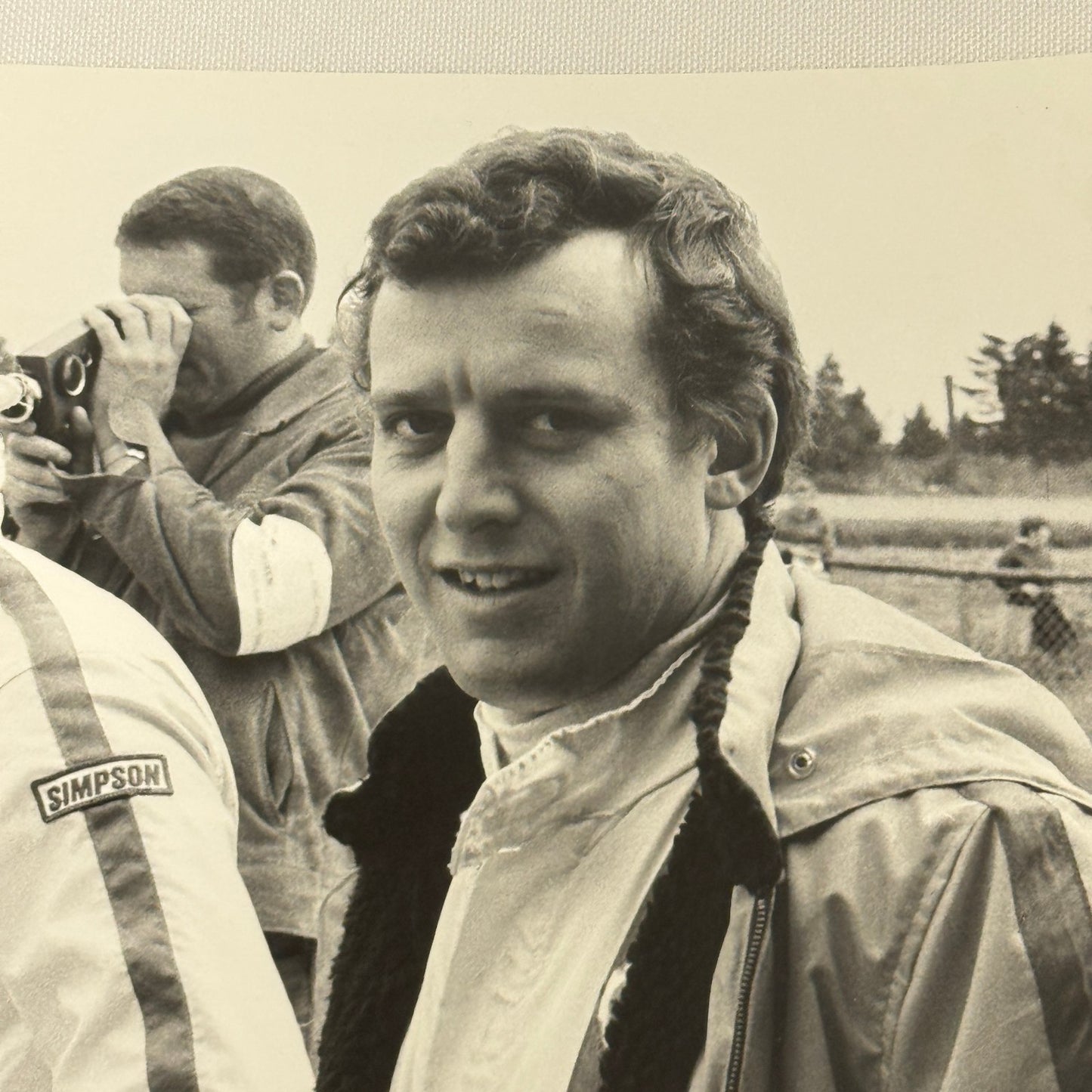 Vintage Racing Photo Jacky Ickx 1969 1000KM Race Motorsport Photograph