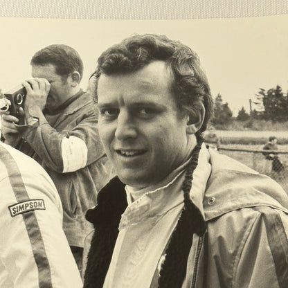 Vintage Racing Photo Jacky Ickx 1969 1000KM Race Motorsport Photograph