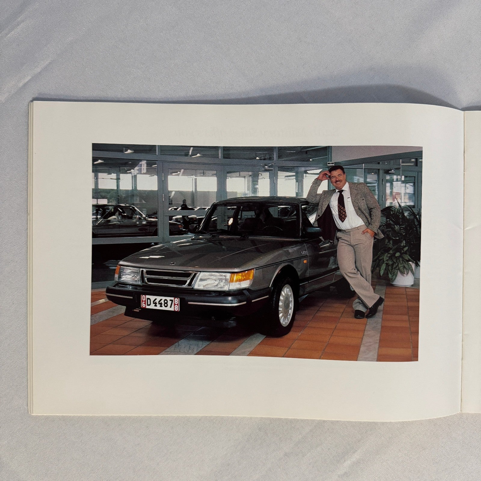1988 Saab Military Sales Brochure Catalog Saab 900 Turbo 9000 900S Convertible