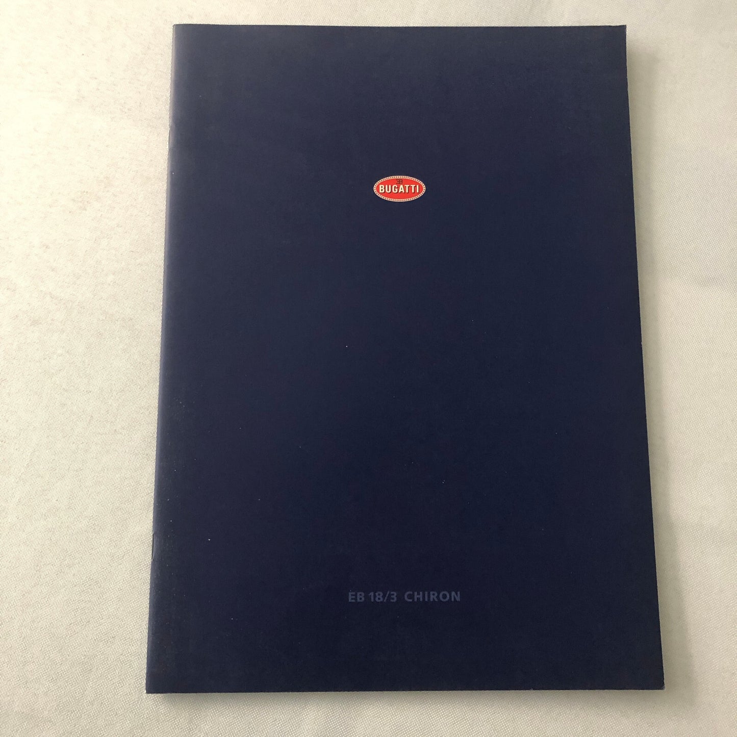 Bugatti Chiron EB 18/3 Concept Car Sales Brochure Catalog