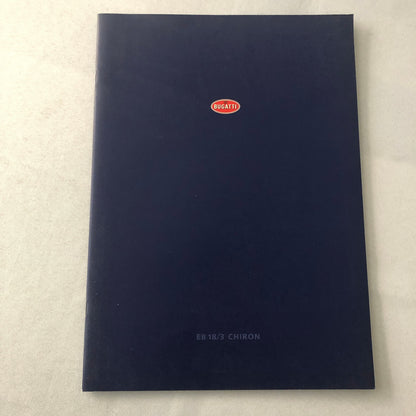 Bugatti Chiron EB 18/3 Concept Car Sales Brochure Catalog