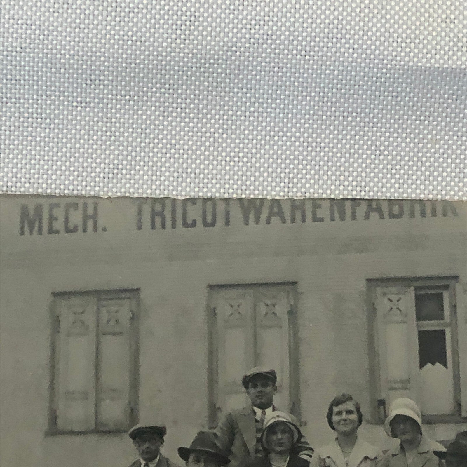 Vintage Photo Photograph People with Early Antique Car Automobile Germany
