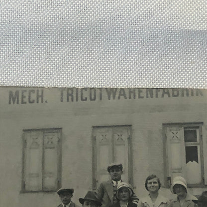Vintage Photo Photograph People with Early Antique Car Automobile Germany