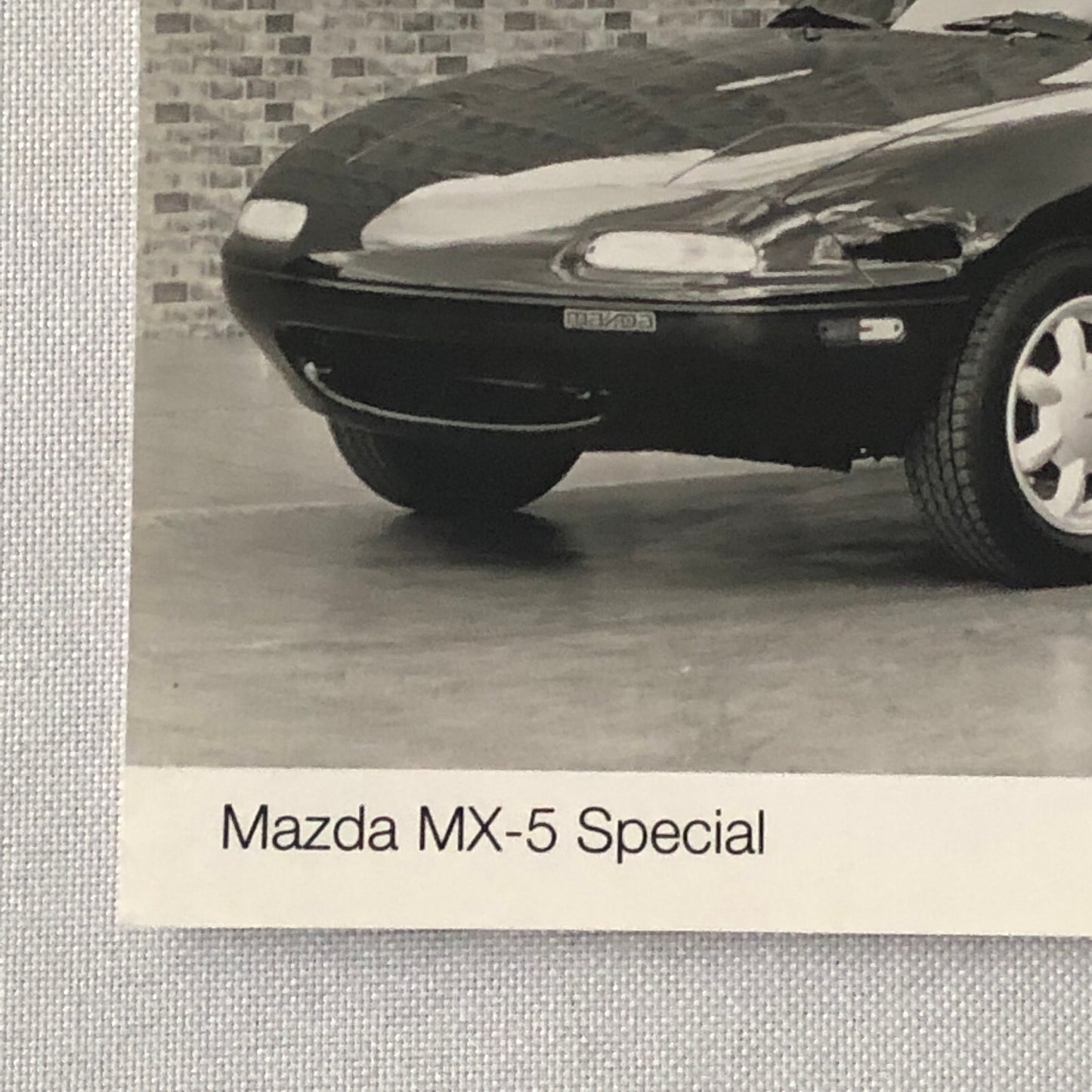 Mazda Miata MX-5 Black Special Factory Press Photo Photograph MX5 MX 5 Roadster