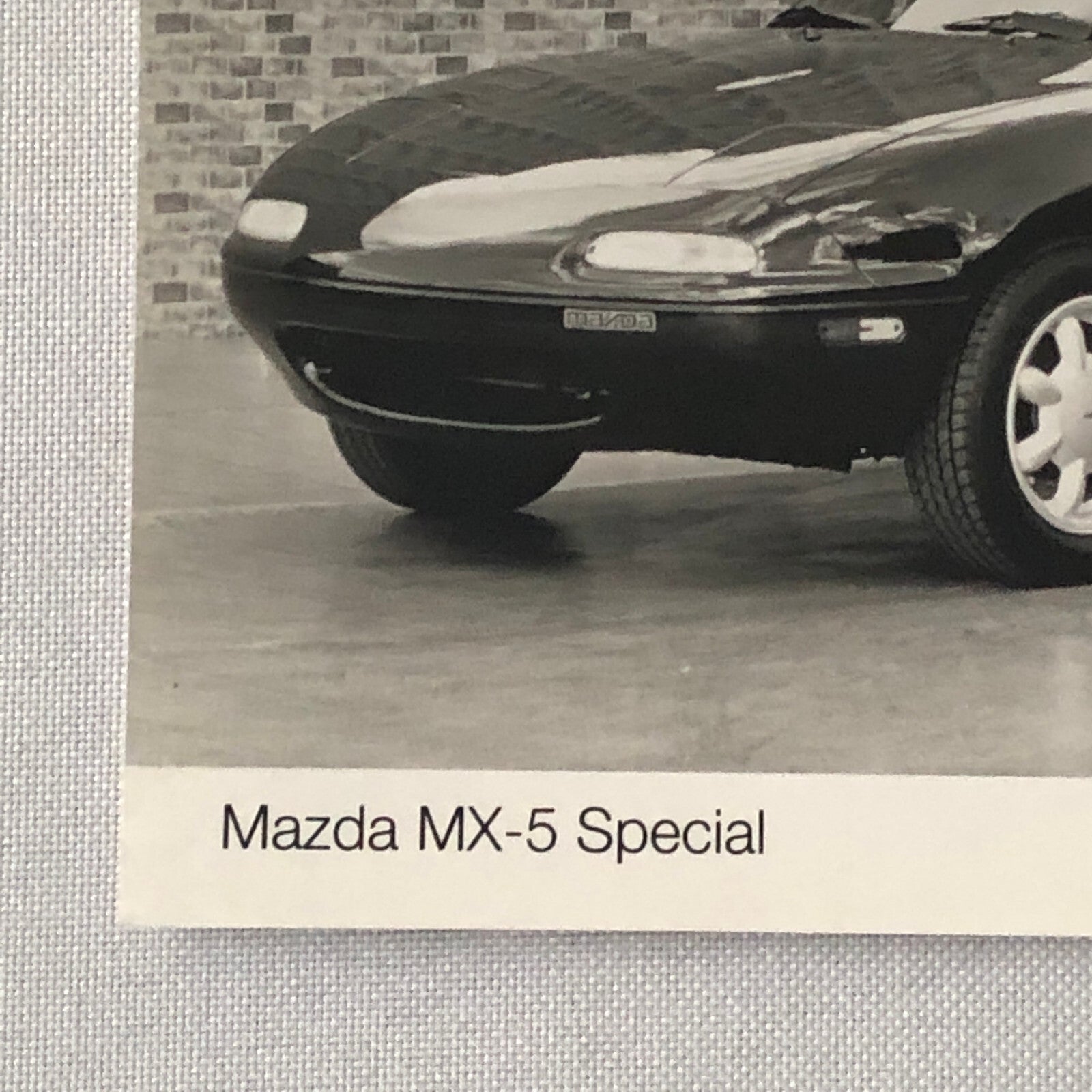 Mazda Miata MX-5 Black Special Factory Press Photo Photograph MX5 MX 5 Roadster