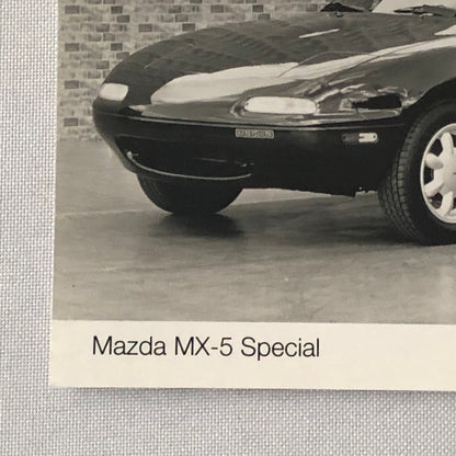 Mazda Miata MX-5 Black Special Factory Press Photo Photograph MX5 MX 5 Roadster
