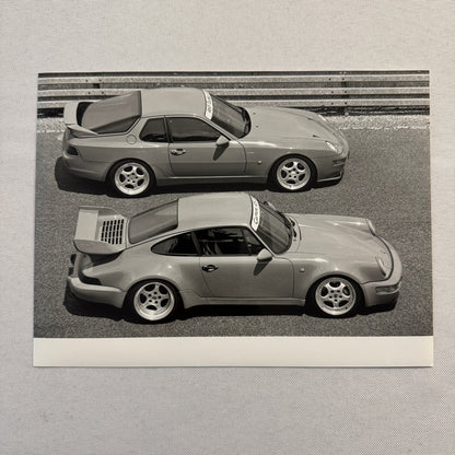 1994 Porsche 911 Carrera RS 3.8 and 968 Turbo S Factory Photo Photograph Print
