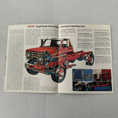 GMC 97.5 Conventional Series Truck Sales Brochure Catalog 5000 6000 Vintage
