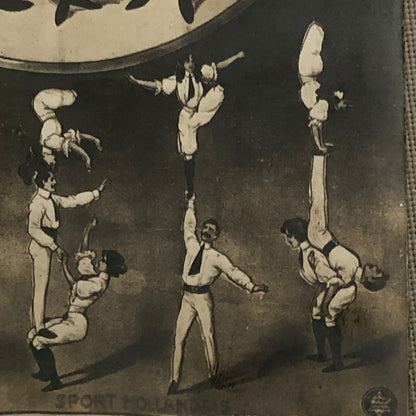 Circus Performer Postcard Post Card Acrobat Act Famille Craft