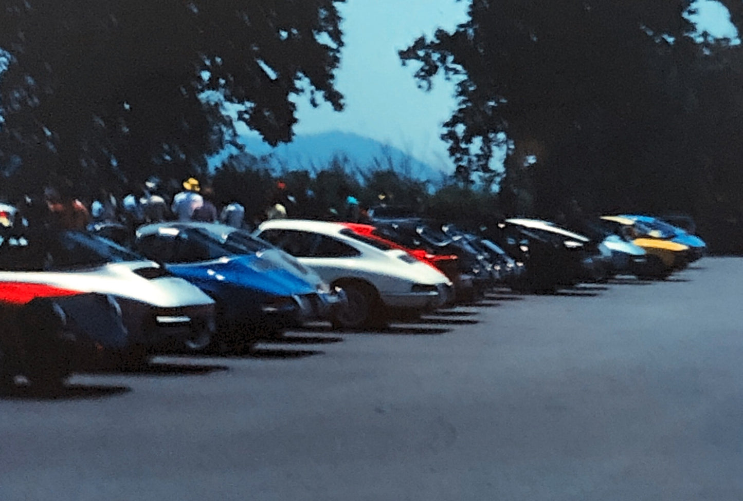 Porsche 911 Car Show 35mm Photo Slide Vintage 1981