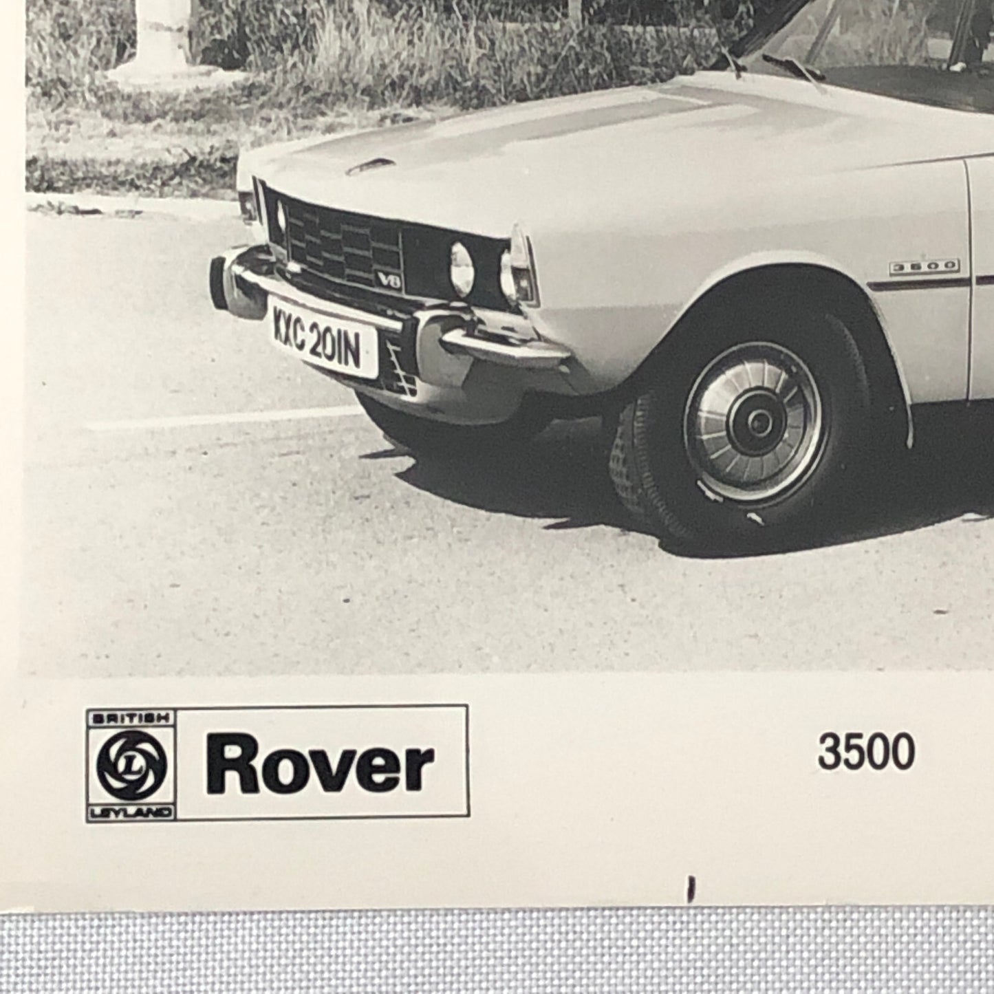 Vintage Rover 3500 Factory Press Photo Photograph Print