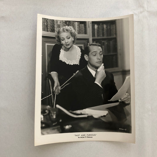 MGM Movie Film Fast and Furious Photo Photograph Print Vintage