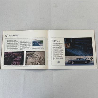 1981 Cadillac Car Sales Brochure Catalog Coupe DeVille Eldorado Seville Brougham
