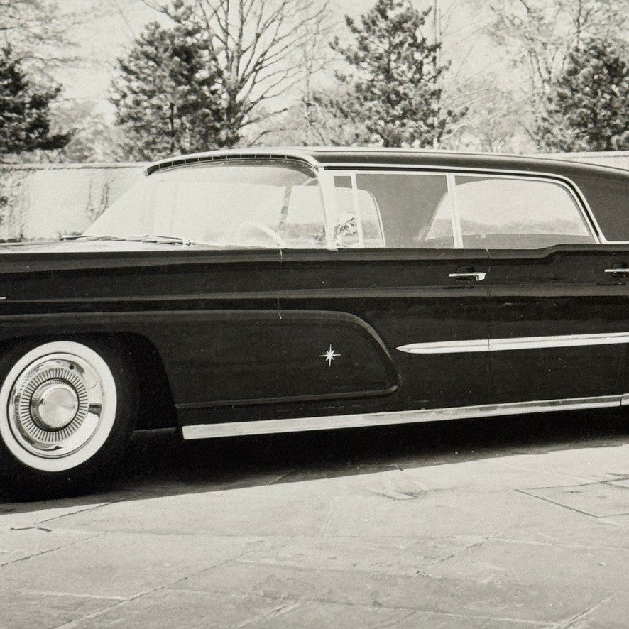 1958 Lincoln Continental Mark III Convertible Car Vintage Image Modern Print
