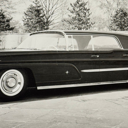 1958 Lincoln Continental Mark III Convertible Car Vintage Image Modern Print