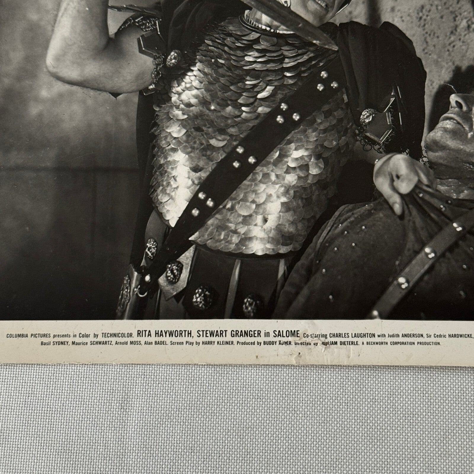 Vintage Movie Film Press Photo Photograph Salome