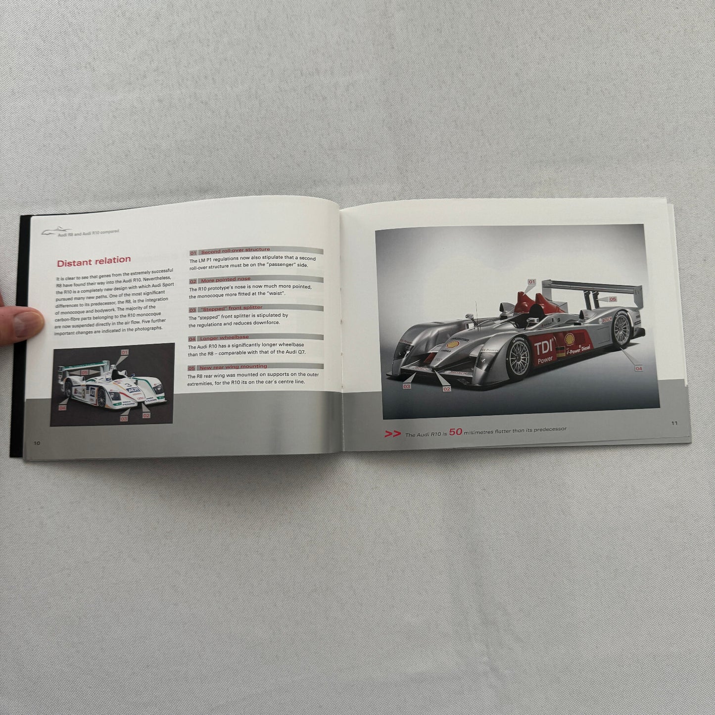 Audi R10 LeMans Racing Media Information Brochure 24 Hours of Le Mans