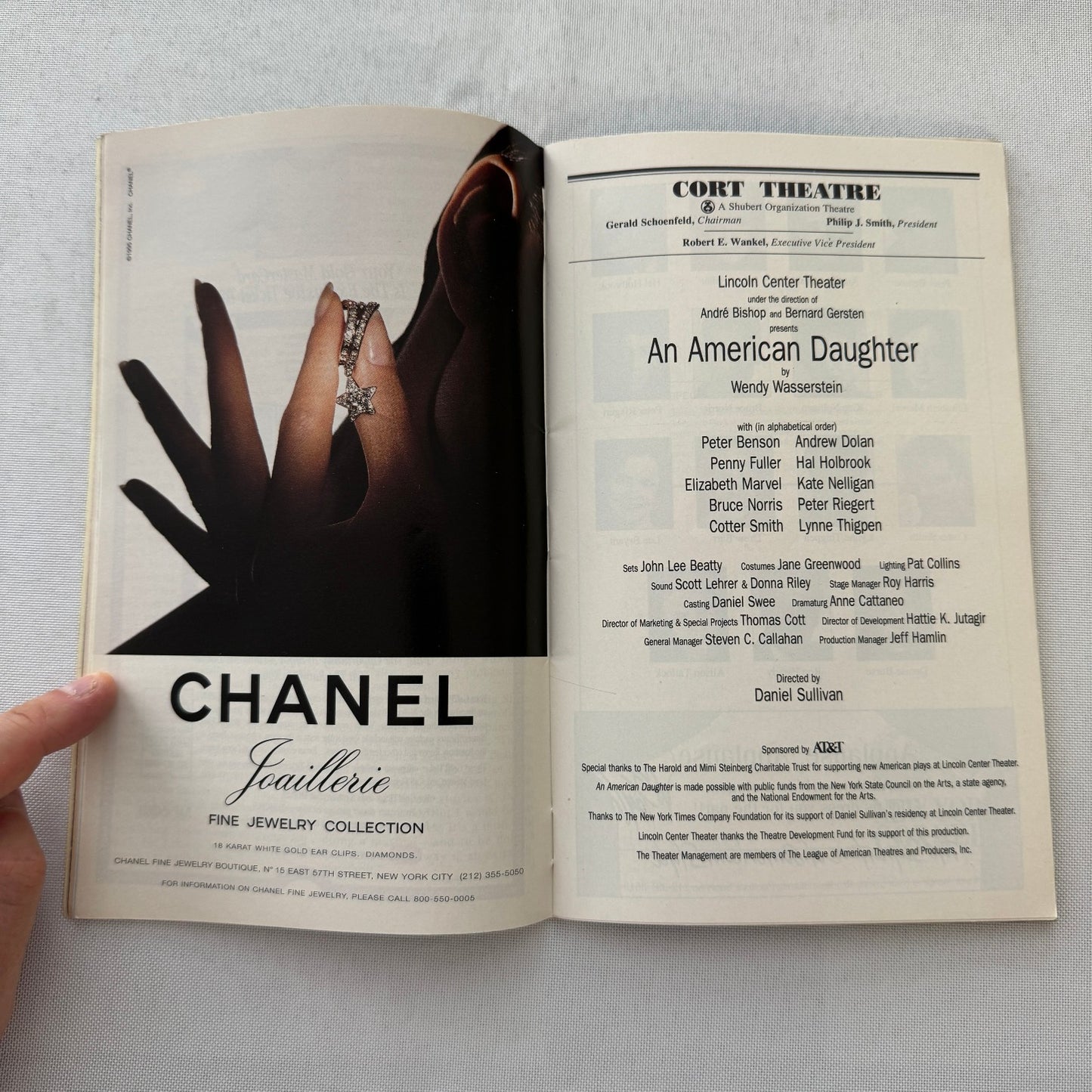 An American Daughter Cast Signed Program Playbill 1997 Cotter Smith +