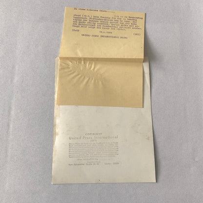 1964 24 Hours of LeMans Press Photo Photograph Renault Alpine Crash Orsini 