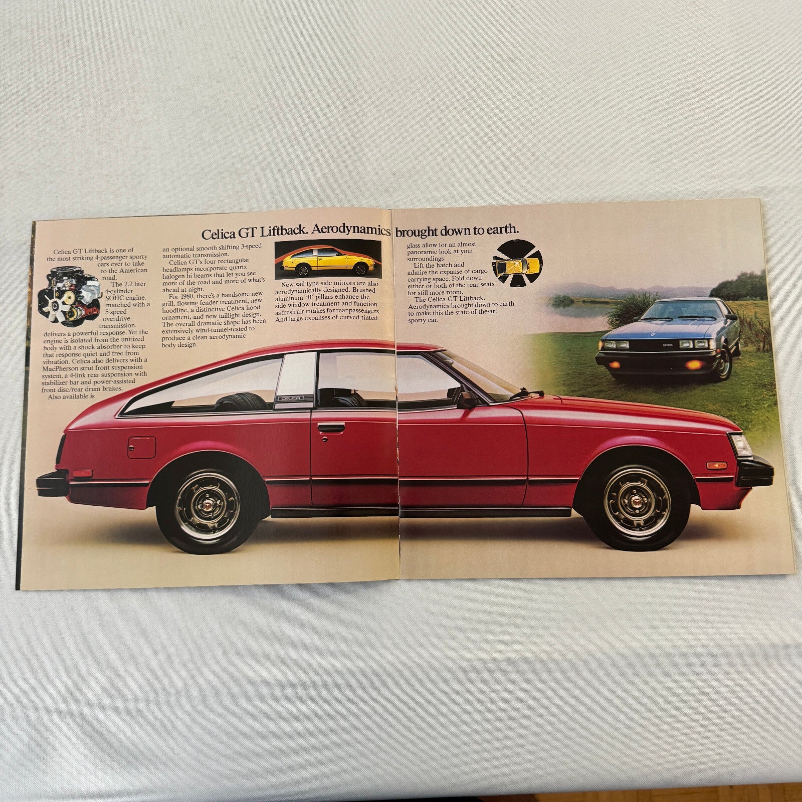 1980 Toyota Celica Car Sales Brochure Catalog GT Liftback ST Sport Coupe