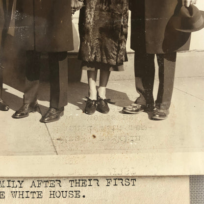 Press Photo Photograph President Franklin Roosevelt Eleanore Roosevelt Family