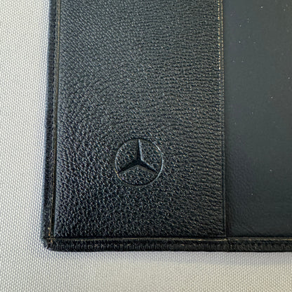 Vintage Mercedes Benz Leather Passport Holder Reisepass Passeport German