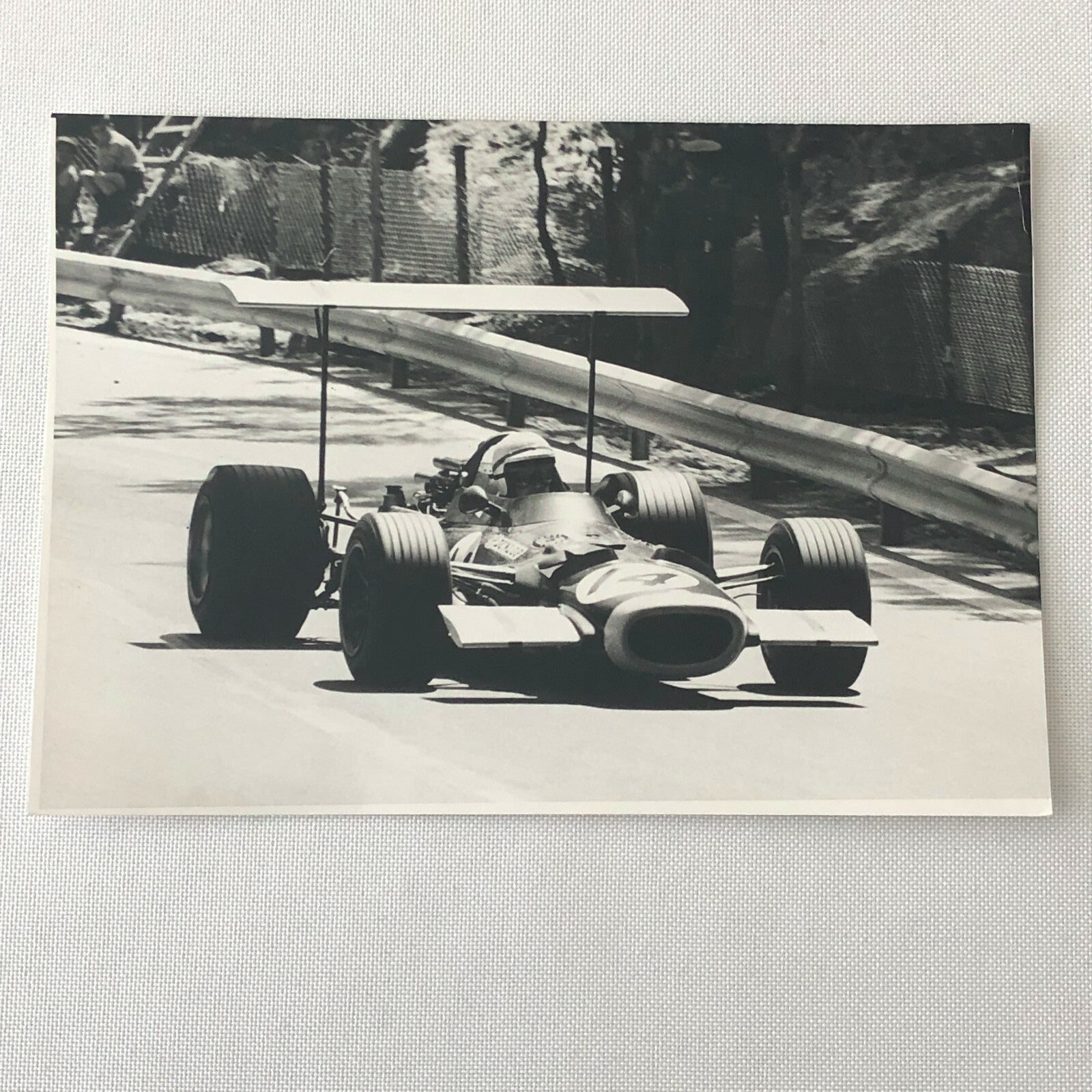 Vintage Racing Photo Photograph John Surtees BRM V12 1969 Barcelona Spain GP 