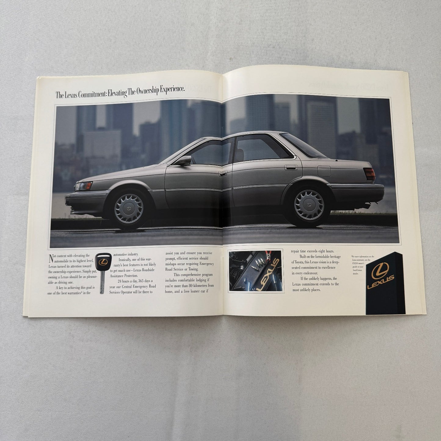 Lexus ES250 Car Sales Brochure Catalog Advertising Canadian Lexus ES 250 Vintage