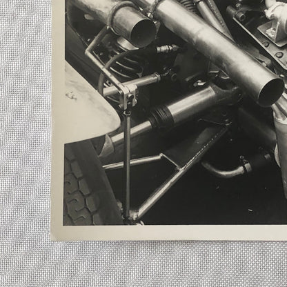 Vintage Grand Prix Racing Car Motor Engine Photo Photograph Print - Tag AL23095